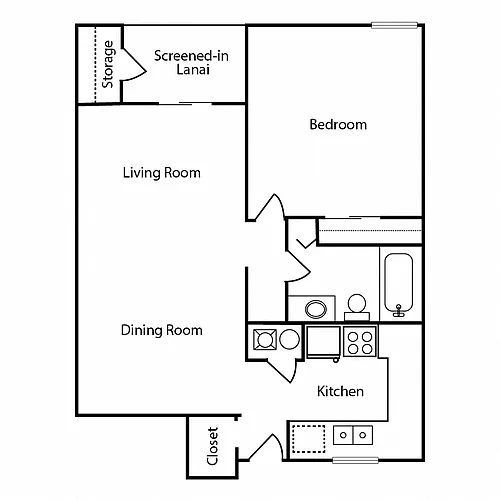 Floor plan Islander
