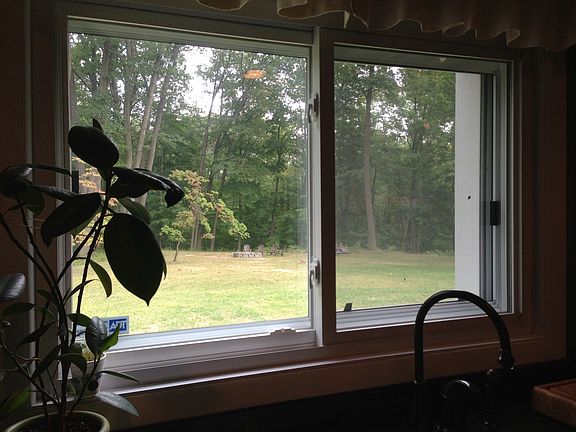 view out kitchen window