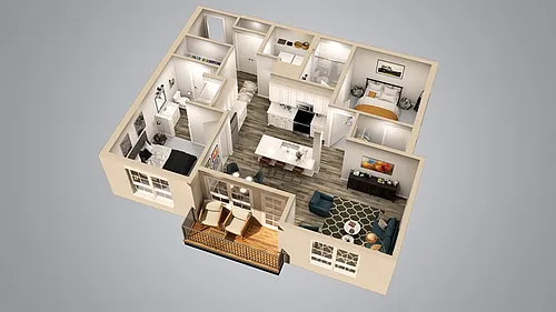 Floor plan B1