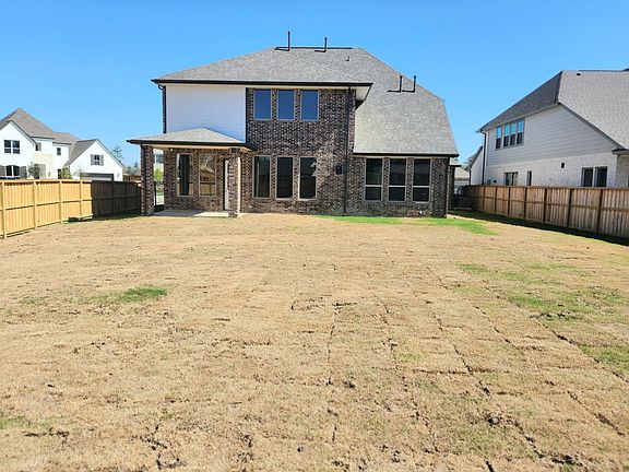 Construction progress - backyard with covered patio