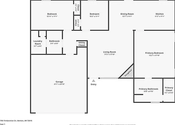3 bed, 2.0 bath, 1200 sqft, $1,575 — Photo 2
