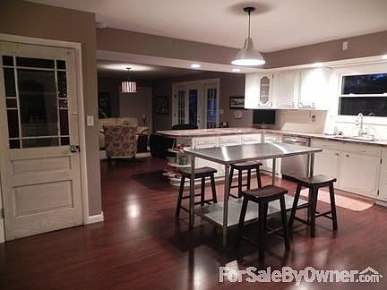Kitchen with pantry, open to the rest of the house