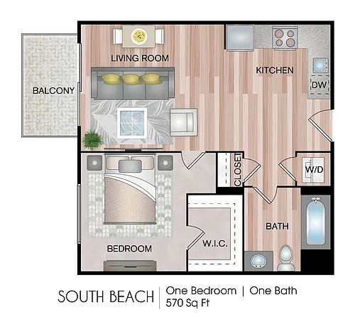 Floor plan South Beach