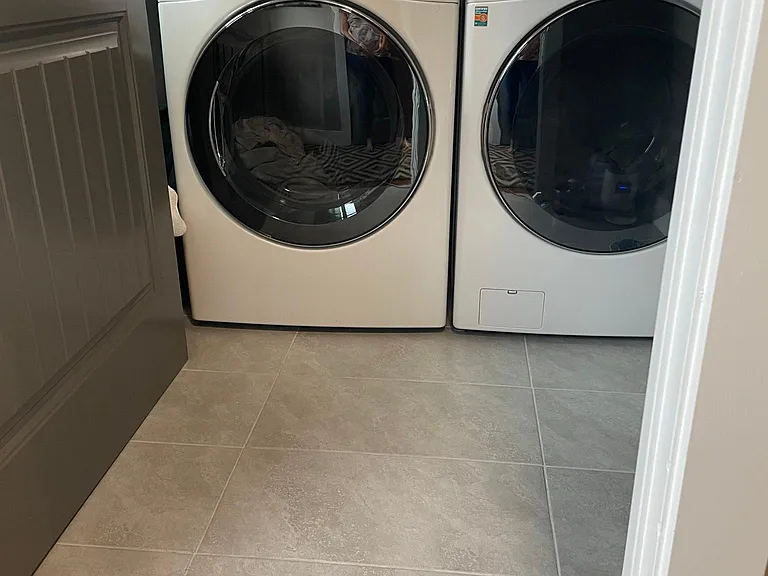 Laundry room.
