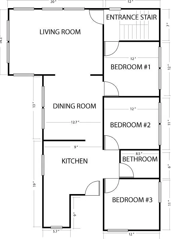 3 bed, 1200 sqft, $2,550 — Photo 1