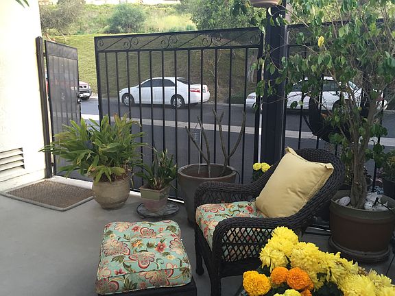 hillside view from patio