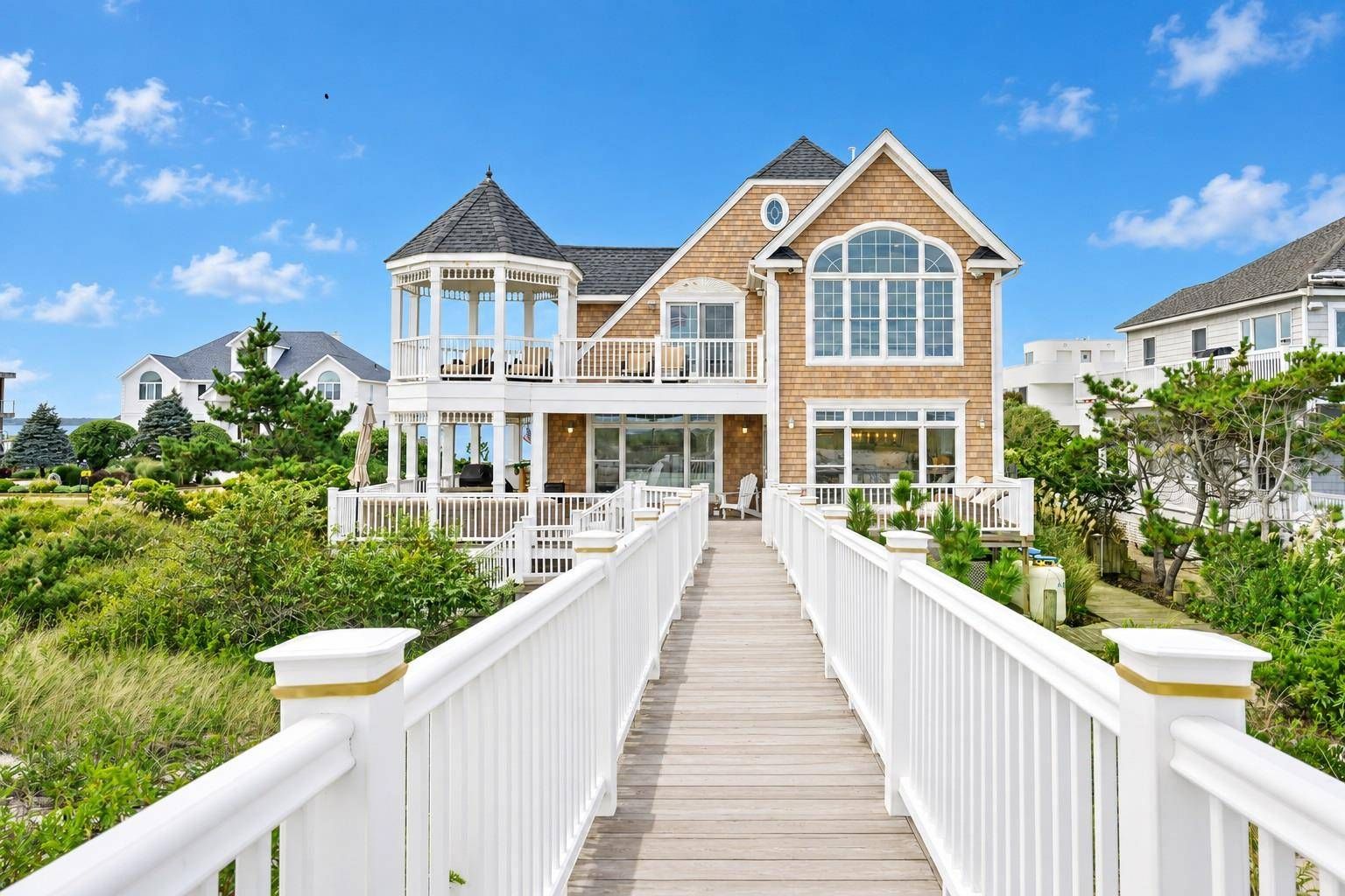  Your Oceanfront boardwalk looking back towards the house.