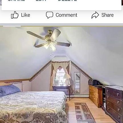 Upstairs bdrm. Now beige