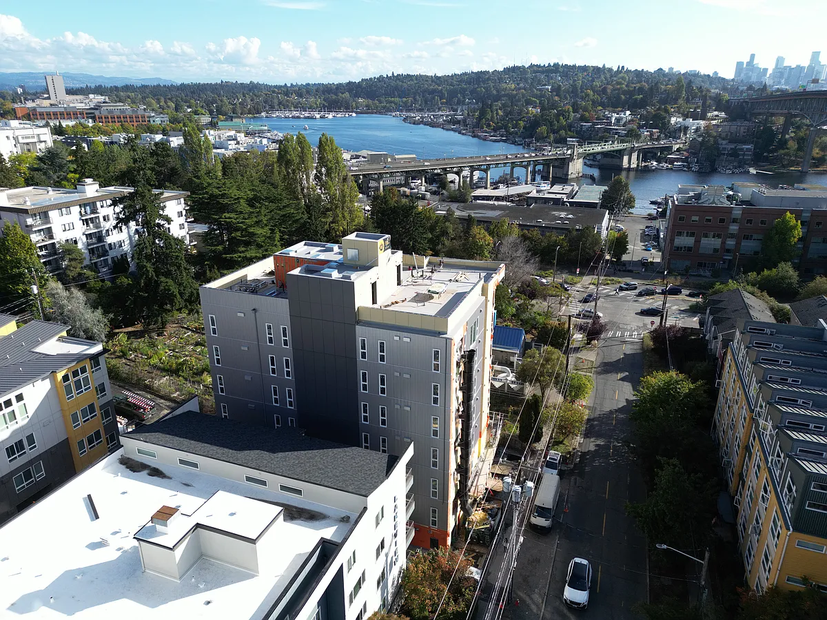 Check out the amazing view our new building has. - Valhalla Apartments