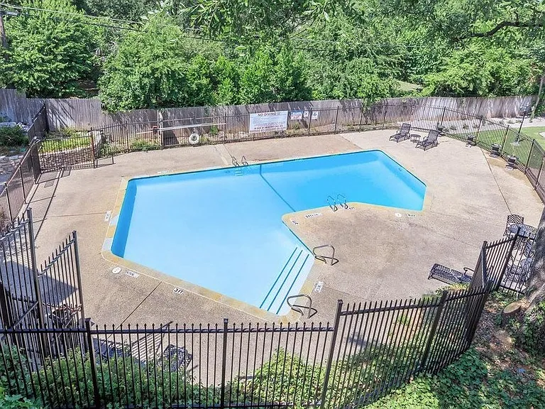 Enjoy sunny Texas days by the pool or unwind under shaded seating with neighbors and friends.