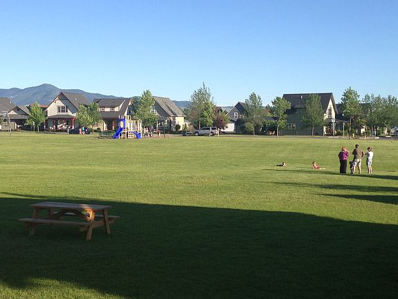 Huge park out front door!