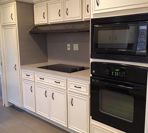 Cooktop and oven/microwave
