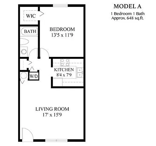 Floor plan Model A