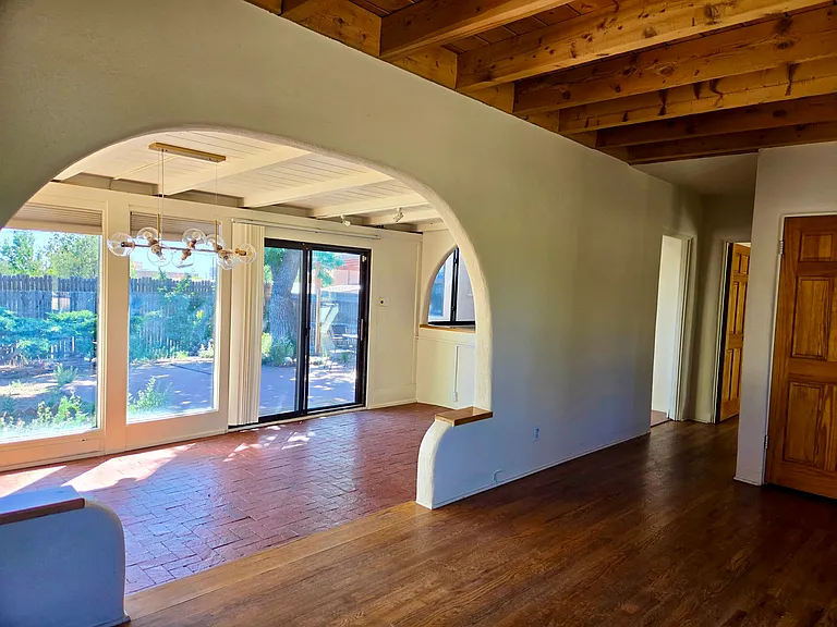 Sunroom looking west