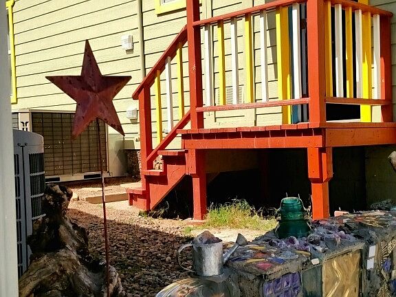 back door leading to Bisbee stairs