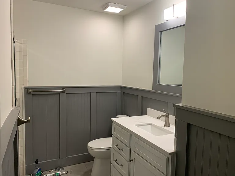 Newly remodled Hall Bath.