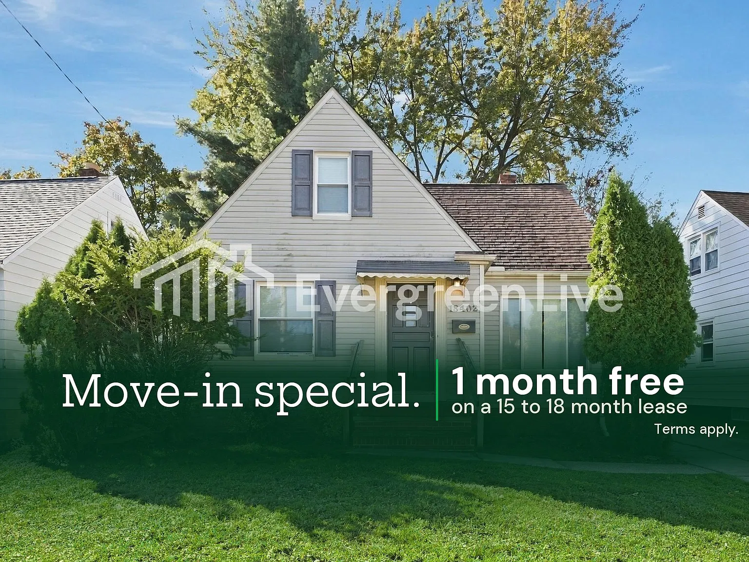 3 bed, 1.0 bath, 1200 sqft, $1,495 — Photo 1