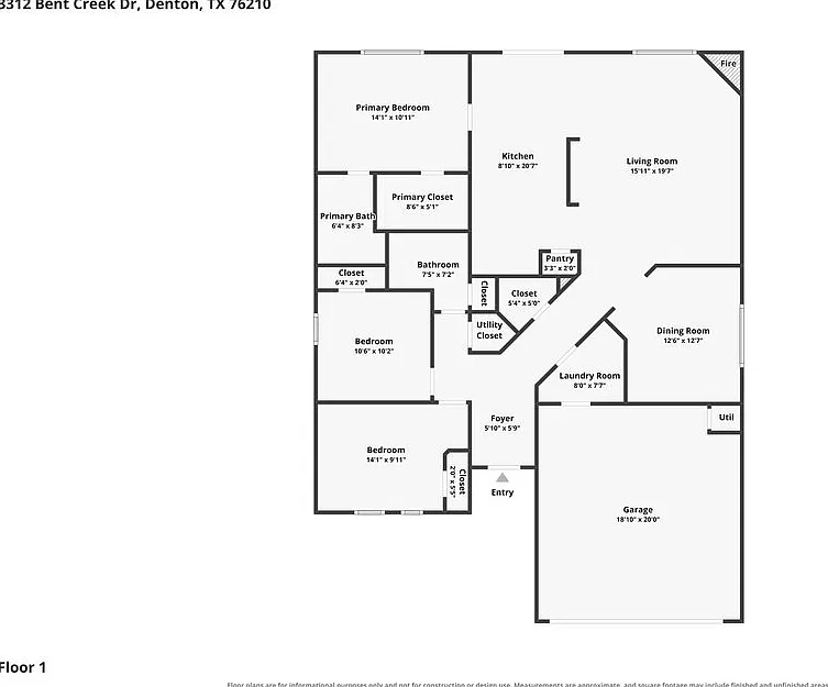 3 bed, 2.0 bath, 1515 sqft, $1,895 — Photo 2