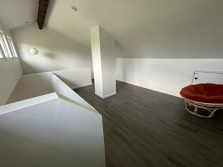Master bedroom upstairs loft great space of office