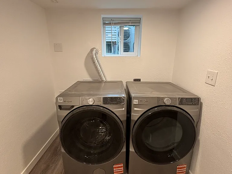 In unit private laundry (you don't share with anyone)