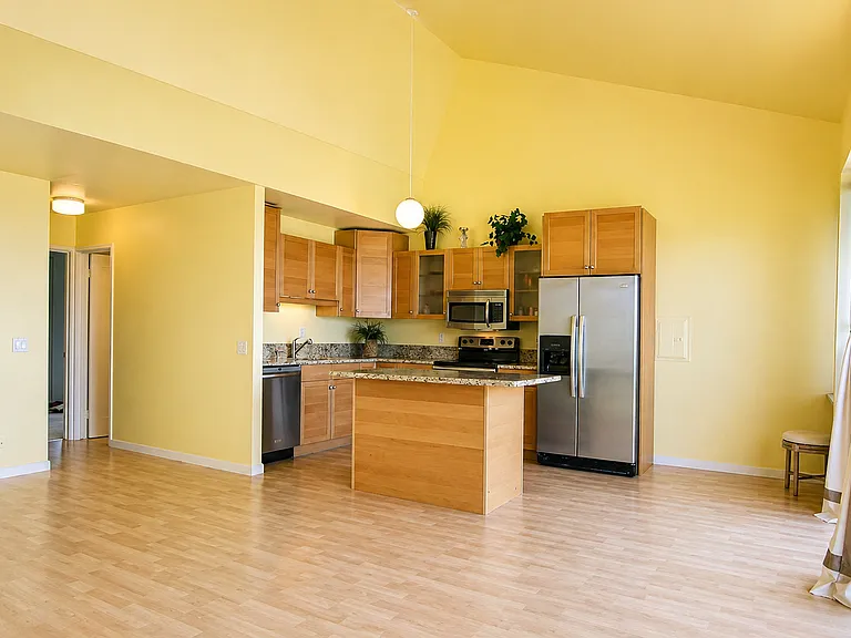 Living Room, Kitchen, Work Desk, Balcony, Large Sliding Glass Window