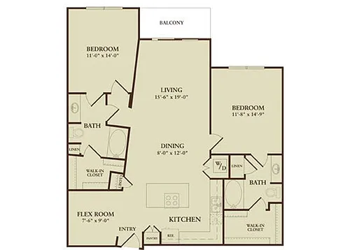 Floor plan The Farmers Branch