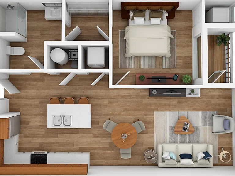 1 Bedroom | 1 Bath | 715 SF 1 Bedroom | 1 Bath | 715 SF