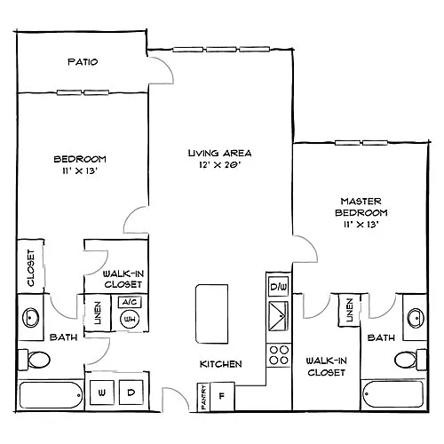 Floor plan Zar Premier II