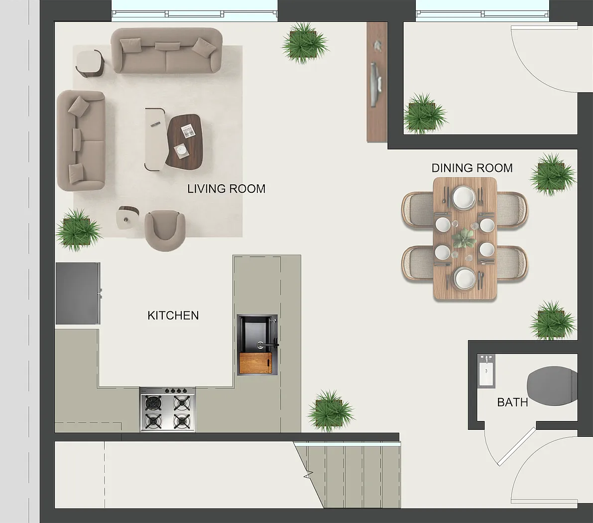 2 bed, 2.5 bath, 1030 sqft, $2,100 — Photo 2