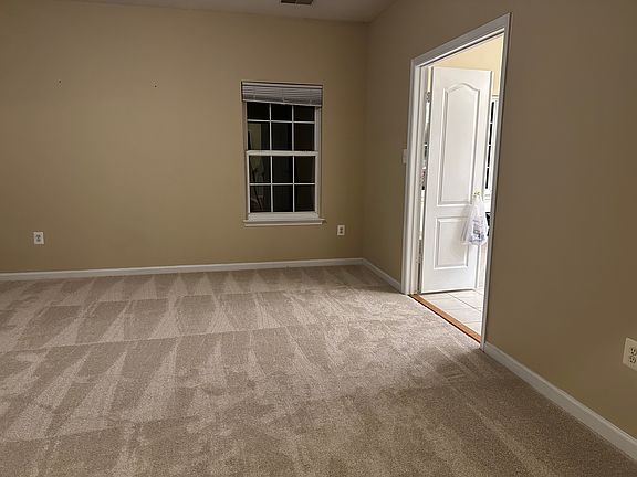 New carpet just installed in all the bedrooms. This is looking into the Master Bedroom