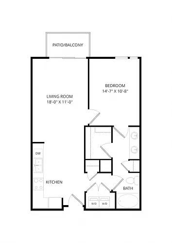 Floor plan B13 1X1