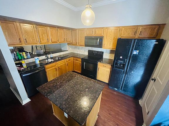 Kitchen with lots of storage.