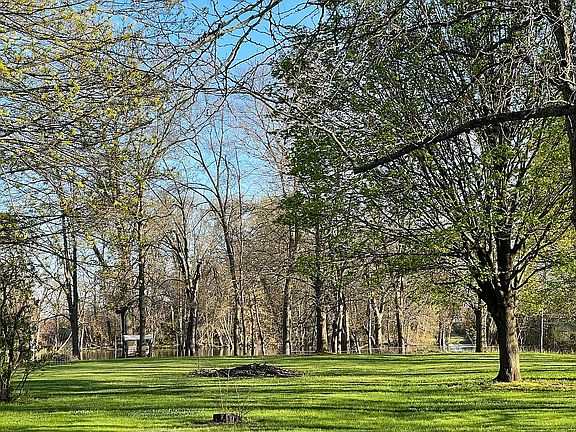 Yard and river