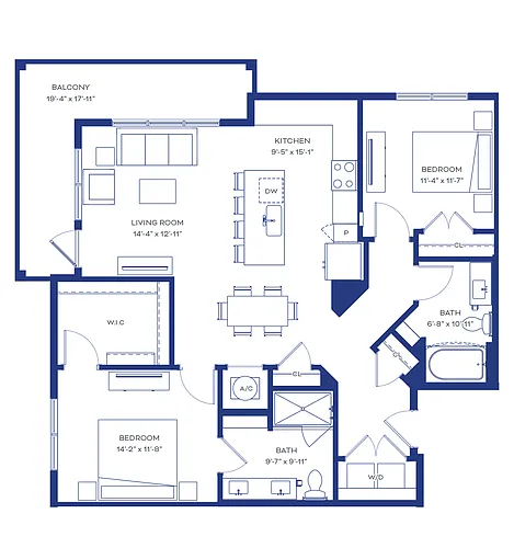 Floor plan The Ozark