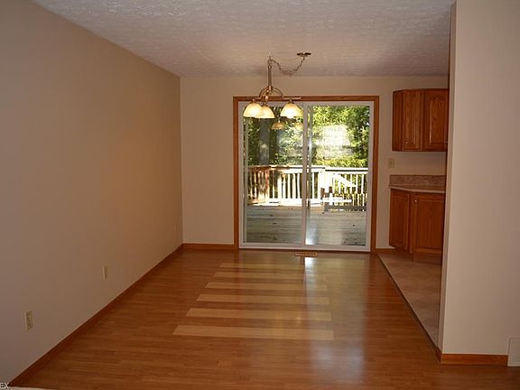 Dining room that walks out to beautiful spacious deck.