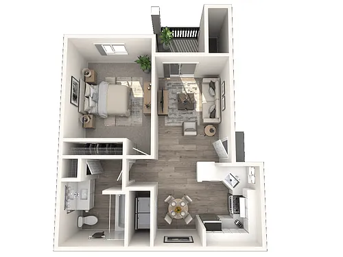 Floor plan The Luxe - Renovated