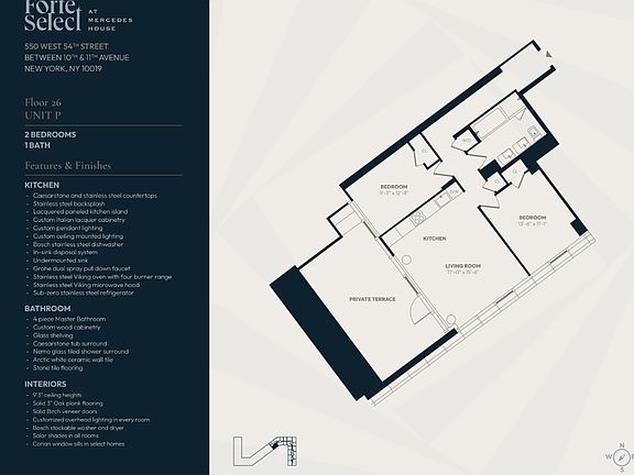 2nd image of 554 W 54th St #26U