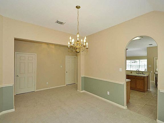 Nice chandelier and chair rails!