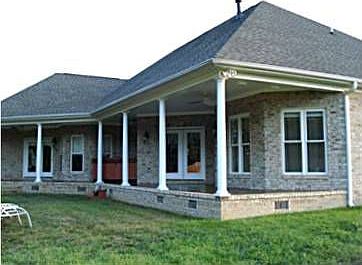 Large back porch