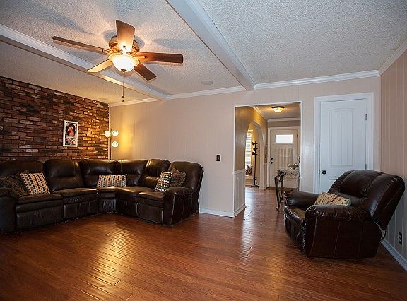 Spacious living and formal dining room combo