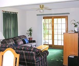 Large Living Room with French Sliders