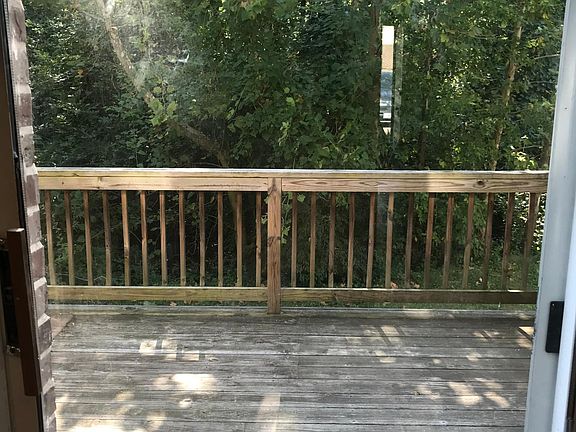 private deck, backs to woods!!