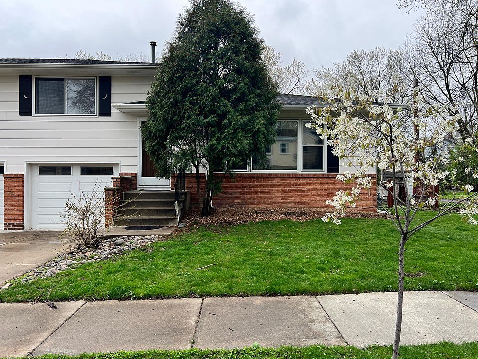 Front of duplex. Side yard as well