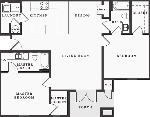 Floor plan The Josephine