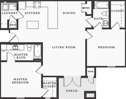 Floor plan The Josephine