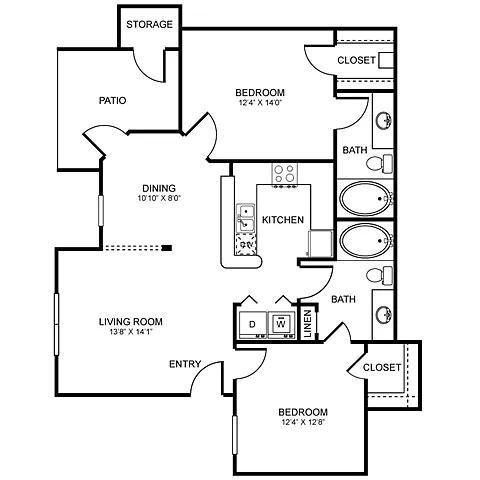 Floor plan D1