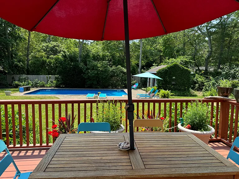 Back porch table