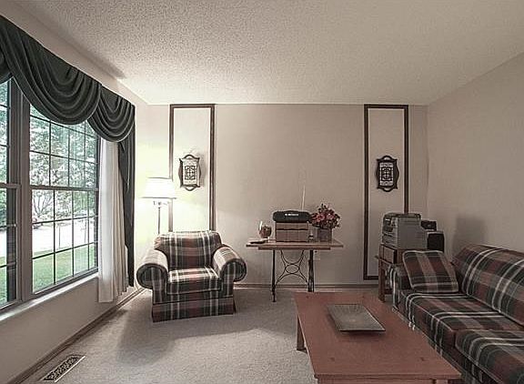Sunken family room as you enter the home.