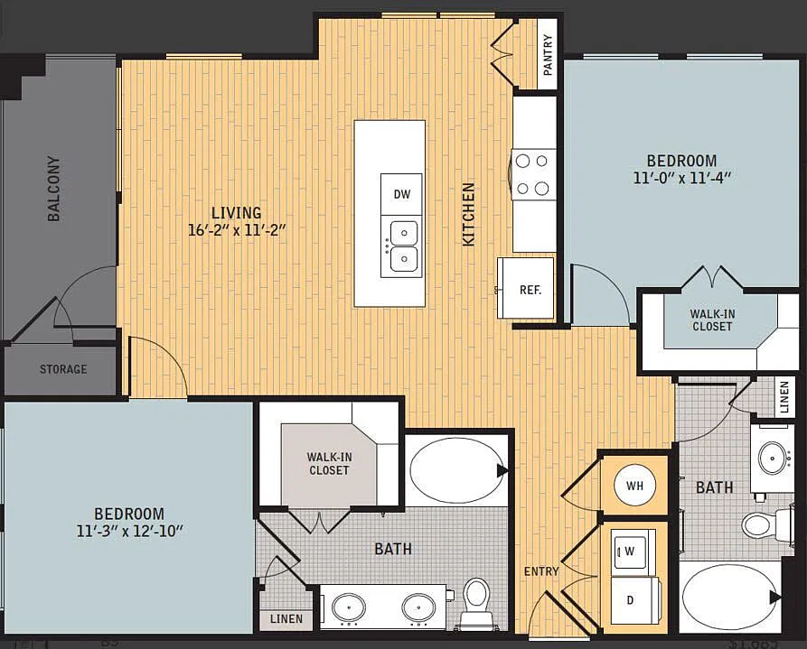 Floor plan B1
