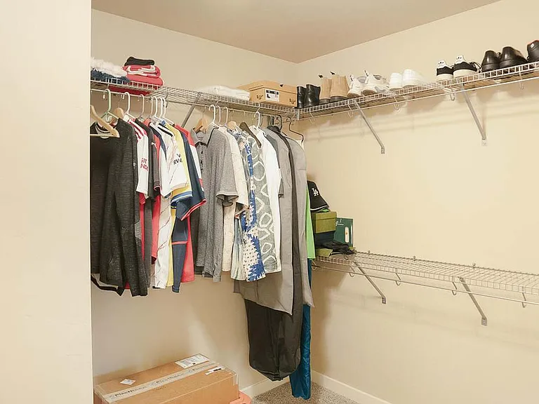 Master walk-in closet